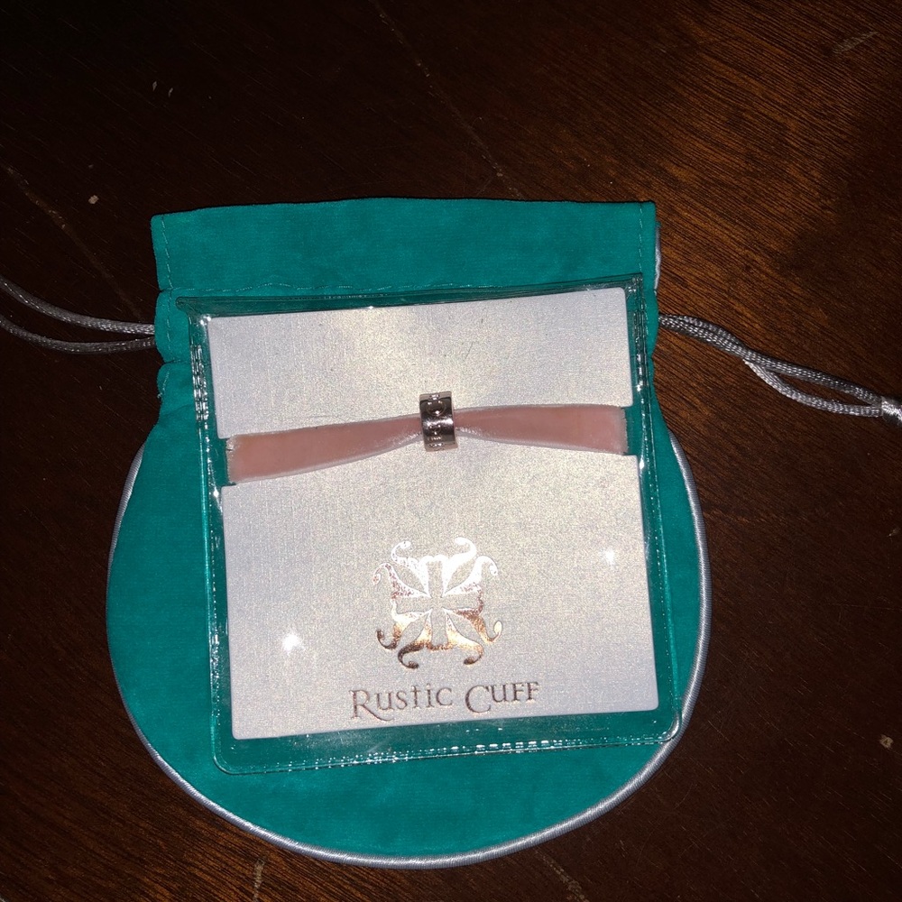 Rustic cuff hair tie/ bracelet